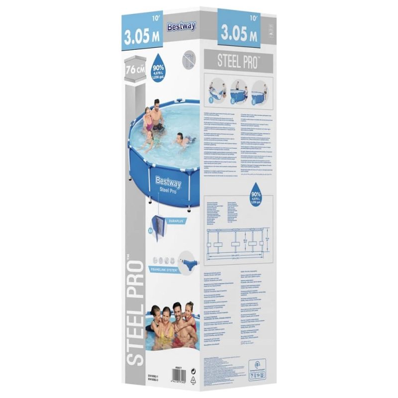 piscina bestway steel pro 305 x 76 set