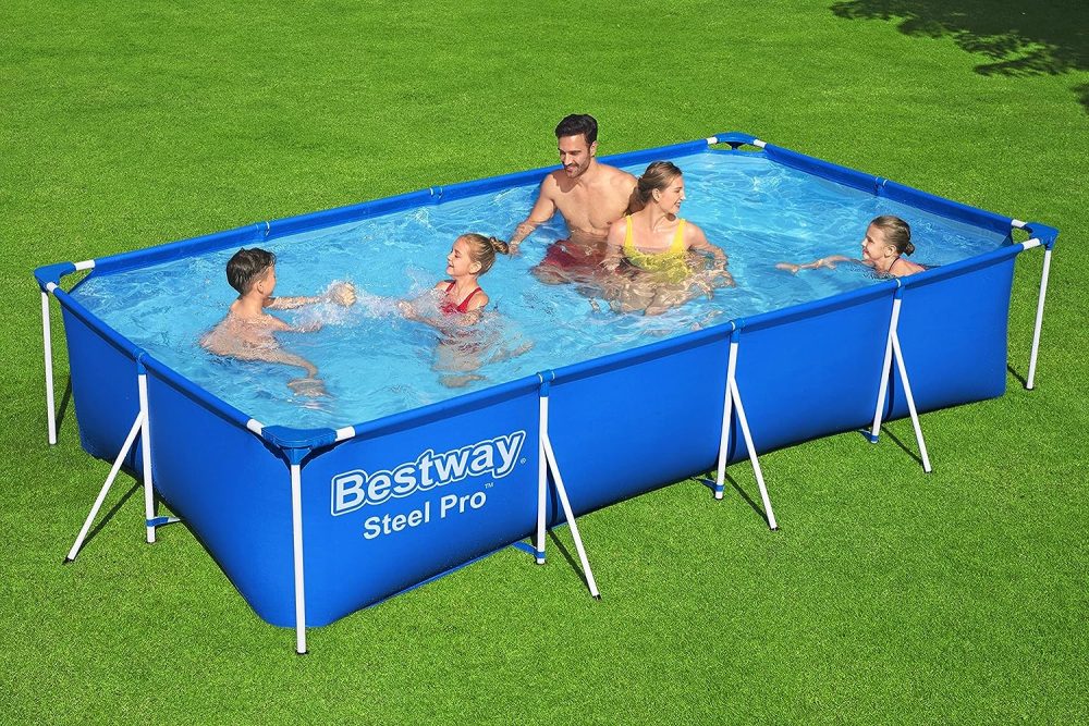 piscina bestway steel pro 400 x 211 cu cadru metalic filtru