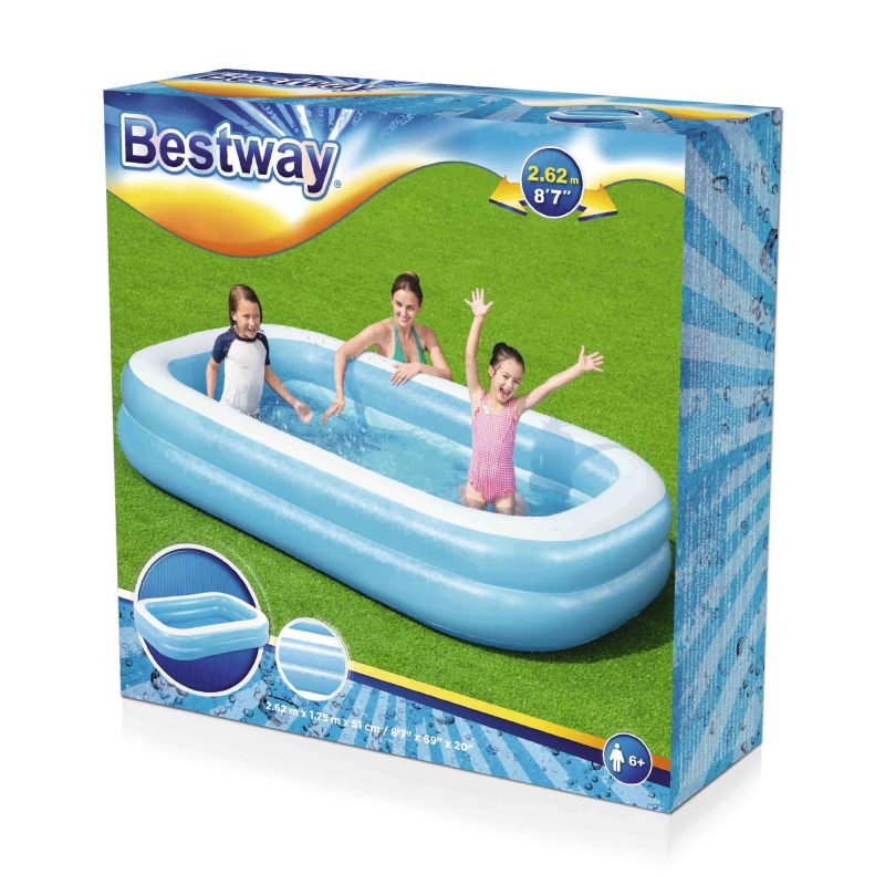 piscina copii bestway gonflabila 262 x 175