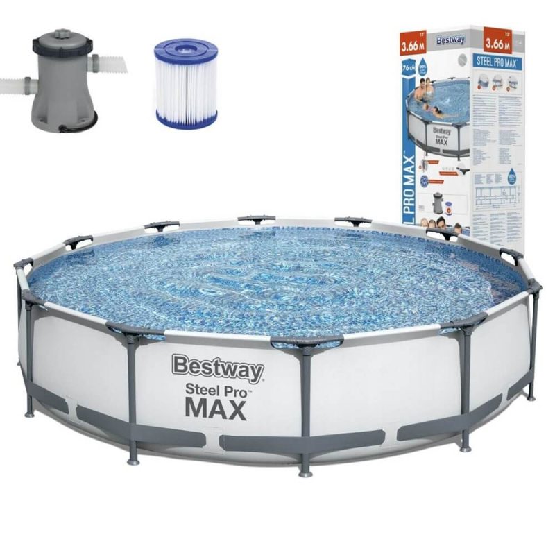 piscina bestway steel pro max 366 x 76 cm