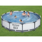 piscina bestway steel pro max 366 x 76 cm rotunda cadru metalic