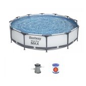 piscina bestway steel pro max 366 x 76 cm cadru metalic rotunda