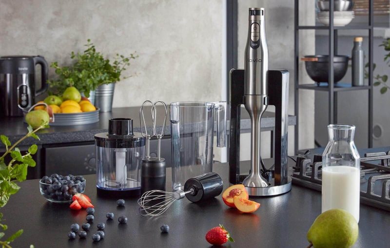 blender vertical de mana multifunctional cu accesorii